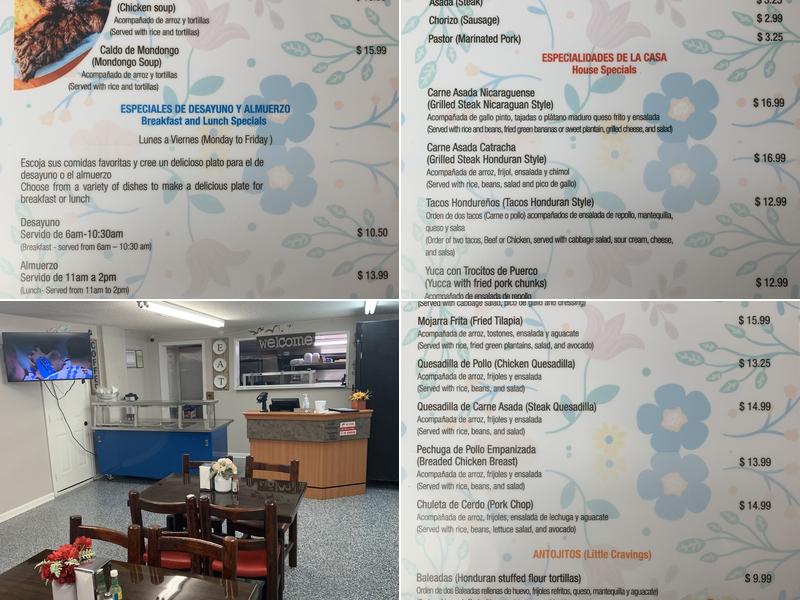 Store & Restaurant Sazon Latino Menu