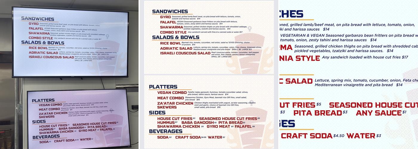 GYRO SHOP ARCATA Menu