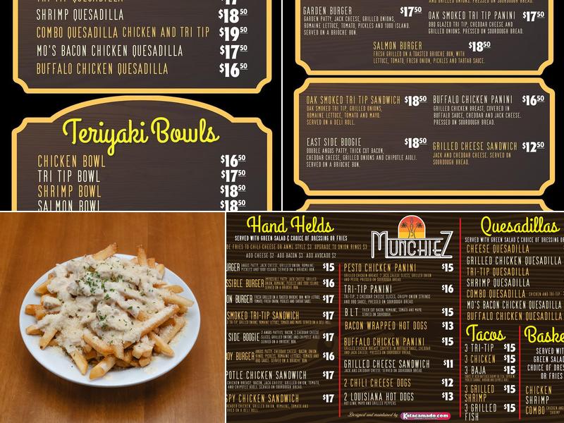 MUNCHIEZ 805 Menu