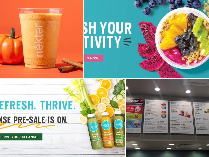 Nekter Juice Bar Menu