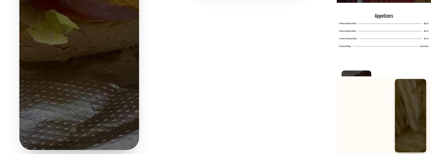 Morvants Grill III Menu