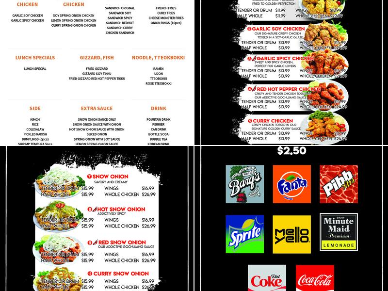 CM Chicken Menu
