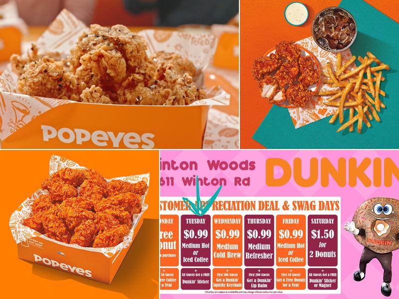 Popeyes Louisiana Kitchen Menu