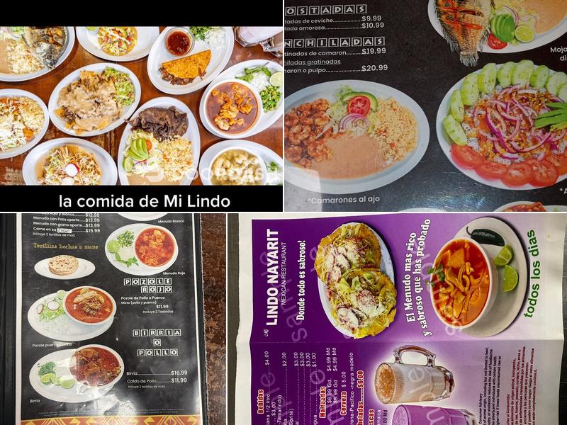 Mi Lindo Nayarit Menu