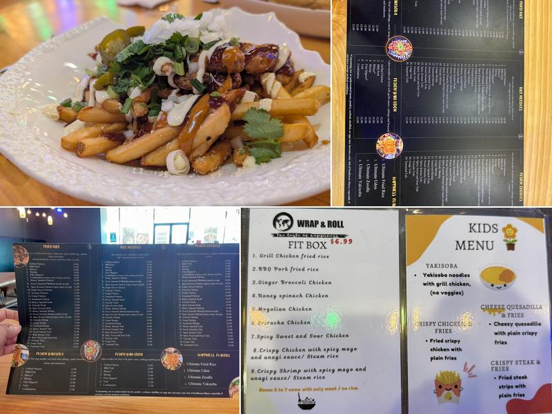 Wrap & Roll Menu