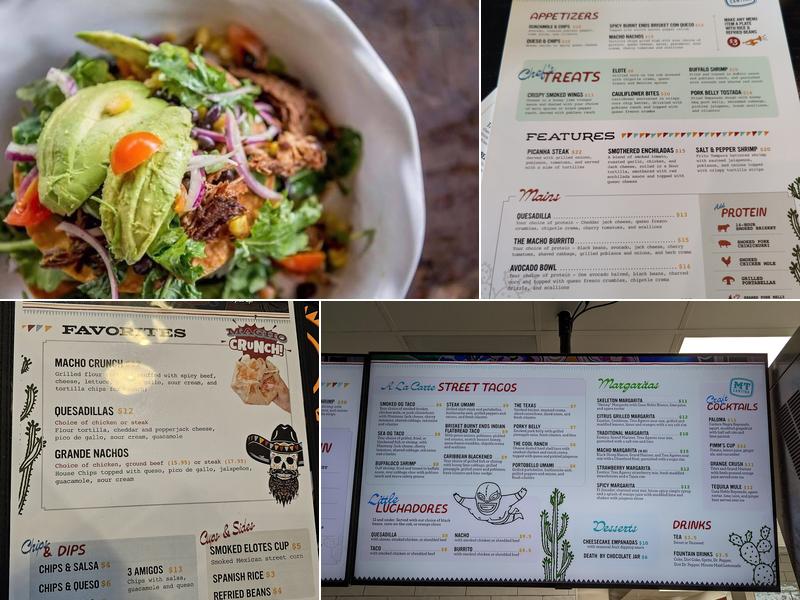Macho Taco Cantina Menu