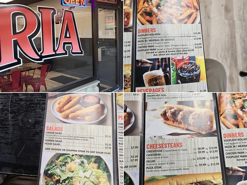 Pizza RIA Menu