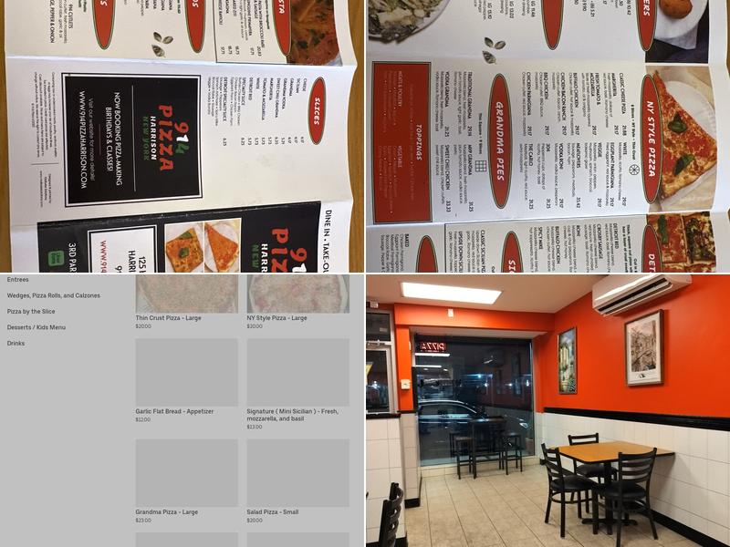 914 Pizza Menu