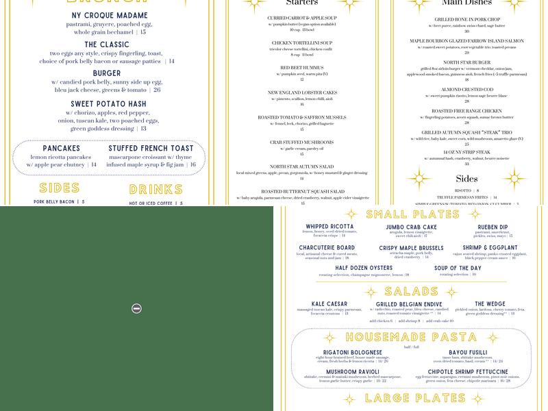 North Star Menu