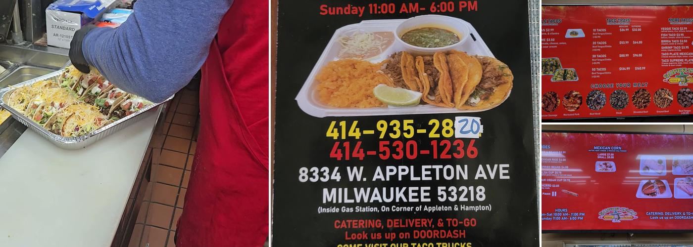 Super Taco Fish & chicken Menu