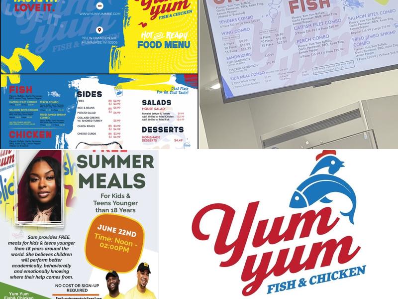 Yum Yum Fish & Chicken Menu