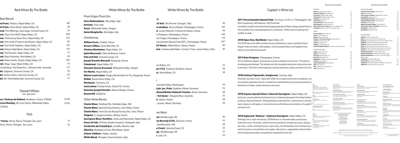 Alara Menu