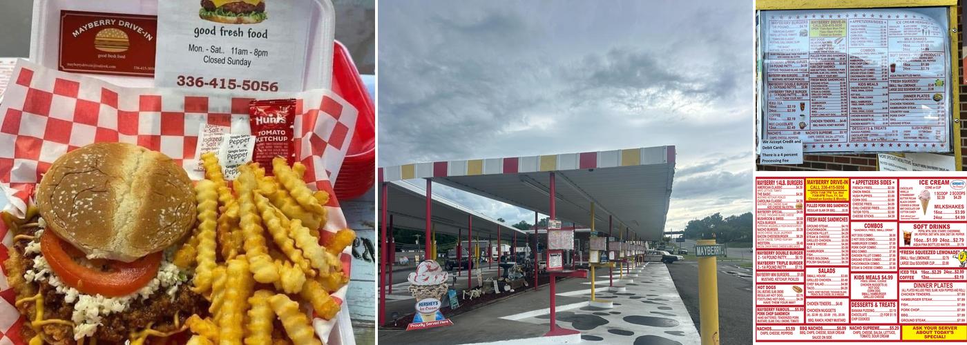 Mayberry Drive-In Foods Menu