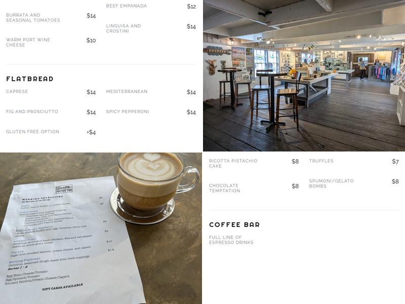 Salted Cod Arthouse Menu