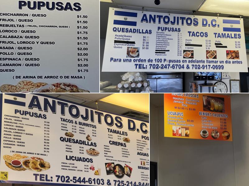 Antojitos Dc Menu