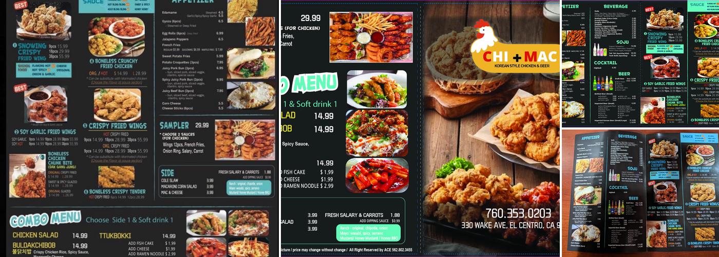 Chi+Mac Menu