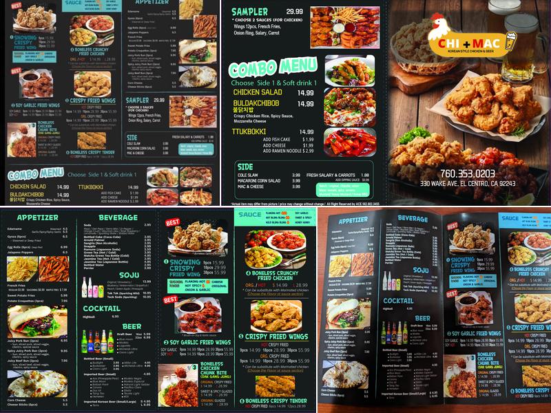 Chi+Mac Menu
