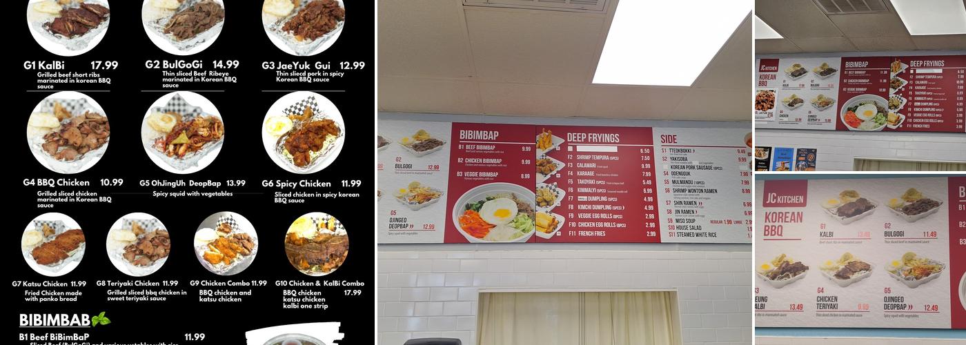 JC Kitchen Menu