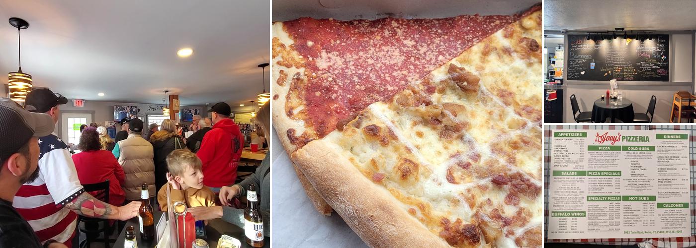 Joey's Pizzeria Menu