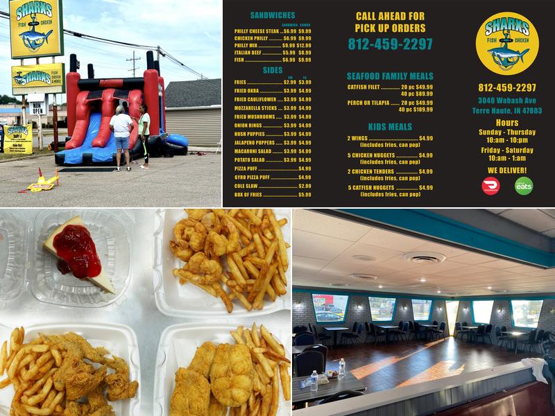 Sharxs Fish & Chicken Menu