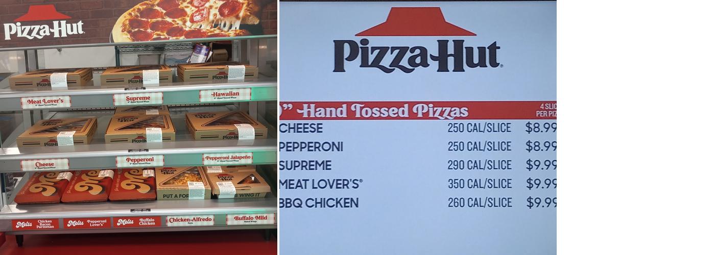 Pizza Hut Express Menu