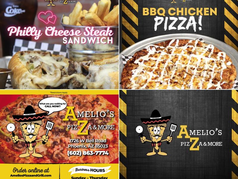 Amelio' s Pizza and More Menu