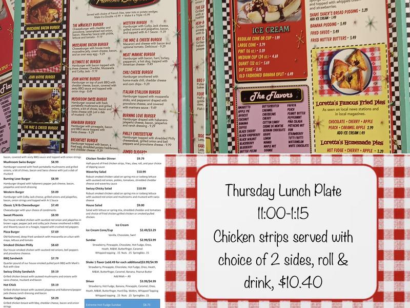 Tacker's Shake Shack - Manila Menu