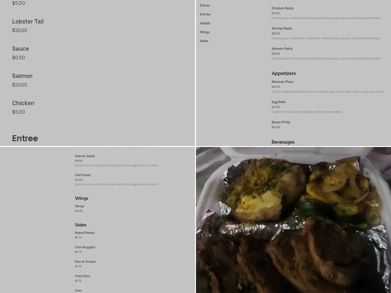 Whitehaven Finest Restaurant Menu