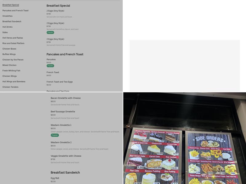 Crown Fried Chicken & Pizza Menu