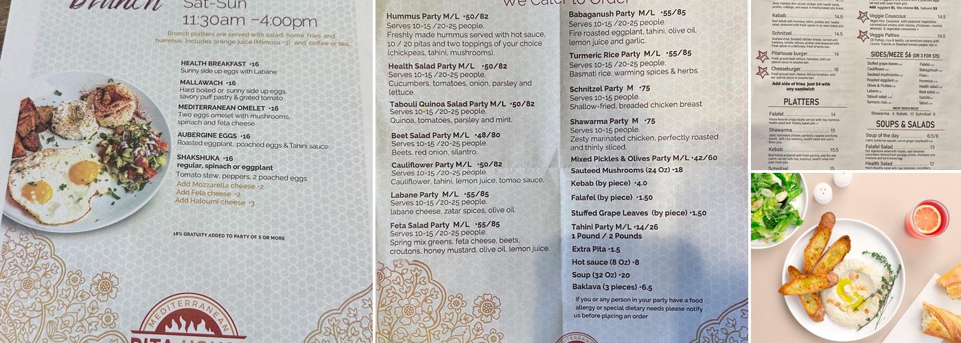 Pita House Menu