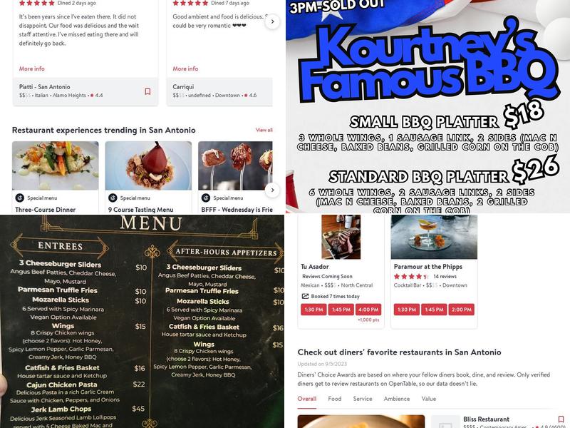Qulturè Menu