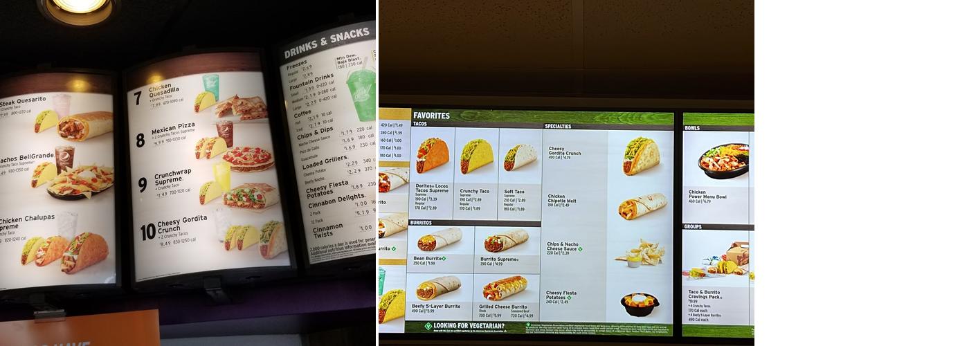 Taco Bell Menu