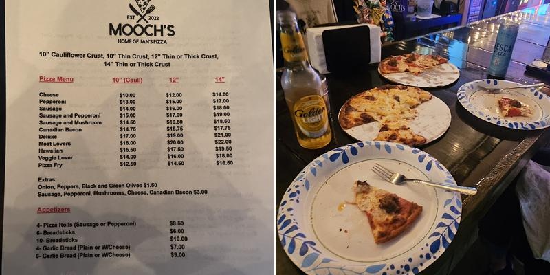 Mooch's Pizzeria- Home of Jan’s Pizza Menu