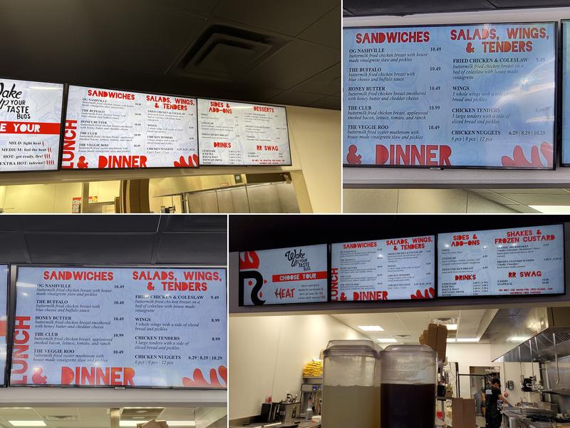 Roaming Rooster Halal Menu