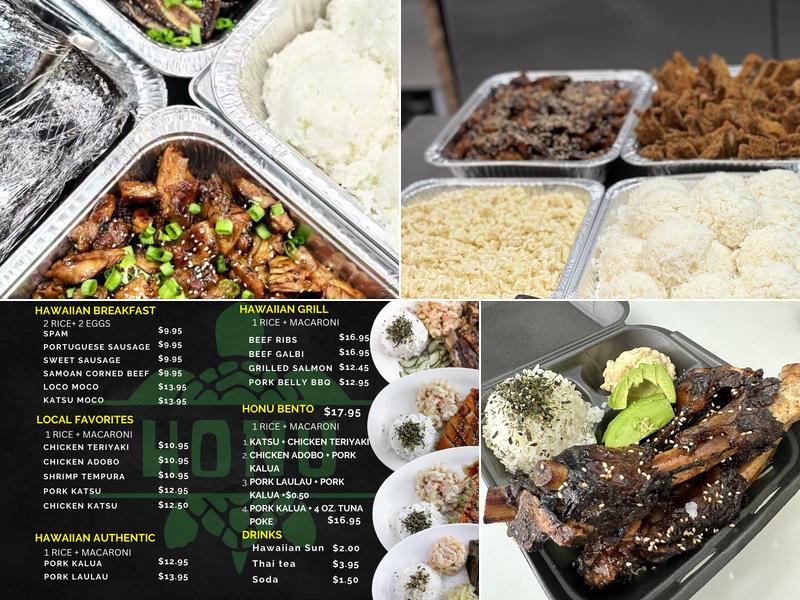 Honu Poke and Grill Menu