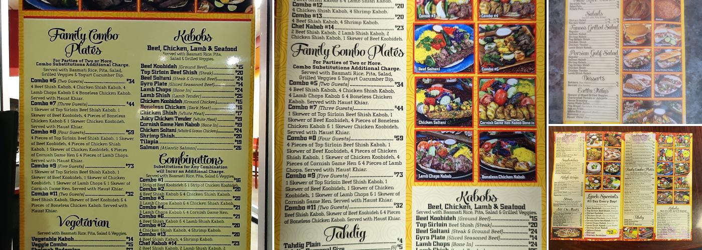 Fanoos Grill Express Menu