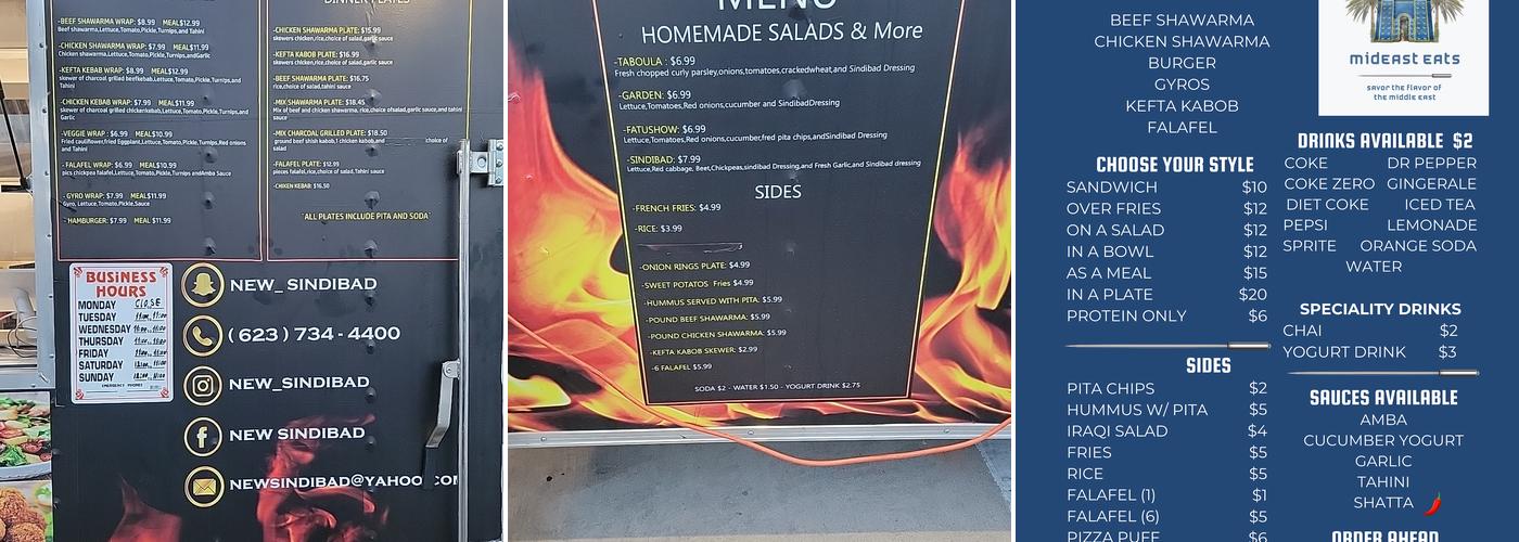 MidEast Eats Menu