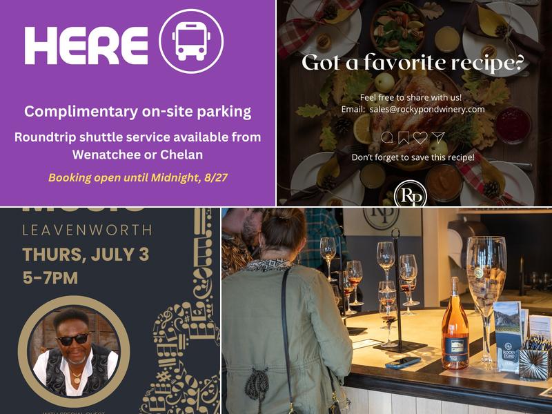 Rocky Pond Estate Winery Leavenworth Tasting Room