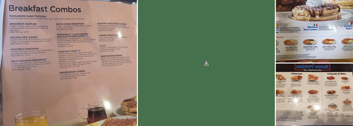 IHOP Menu