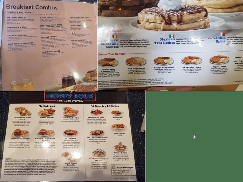 IHOP Menu