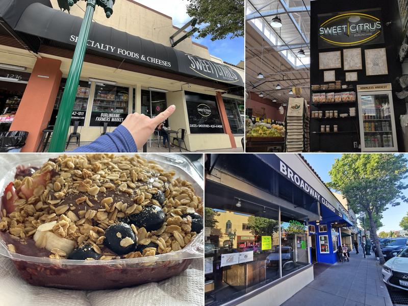 Sweet Citrus Burlingame 1236 Broadway, Burlingame