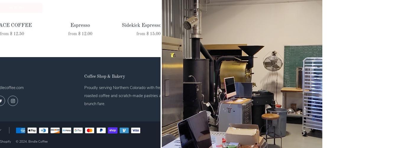 Bindle Coffee & Roastery Menu