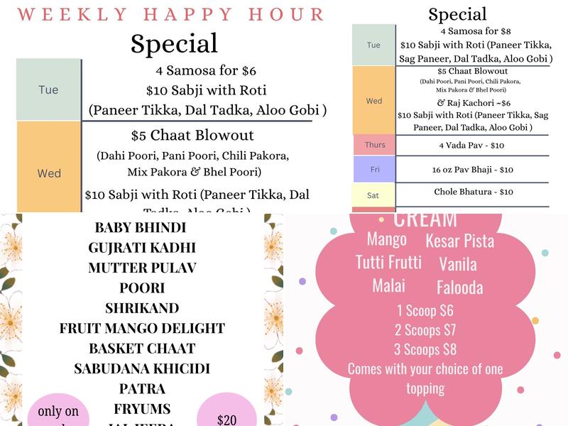 Chaat Paradise | Folsom Menu