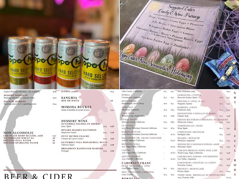 Louie's Wine Bar Menu