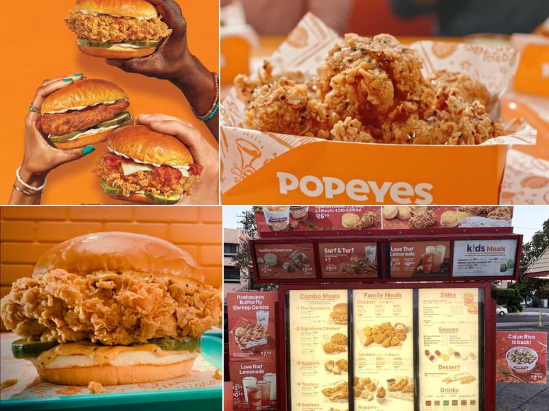 Popeyes Louisiana Kitchen Menu