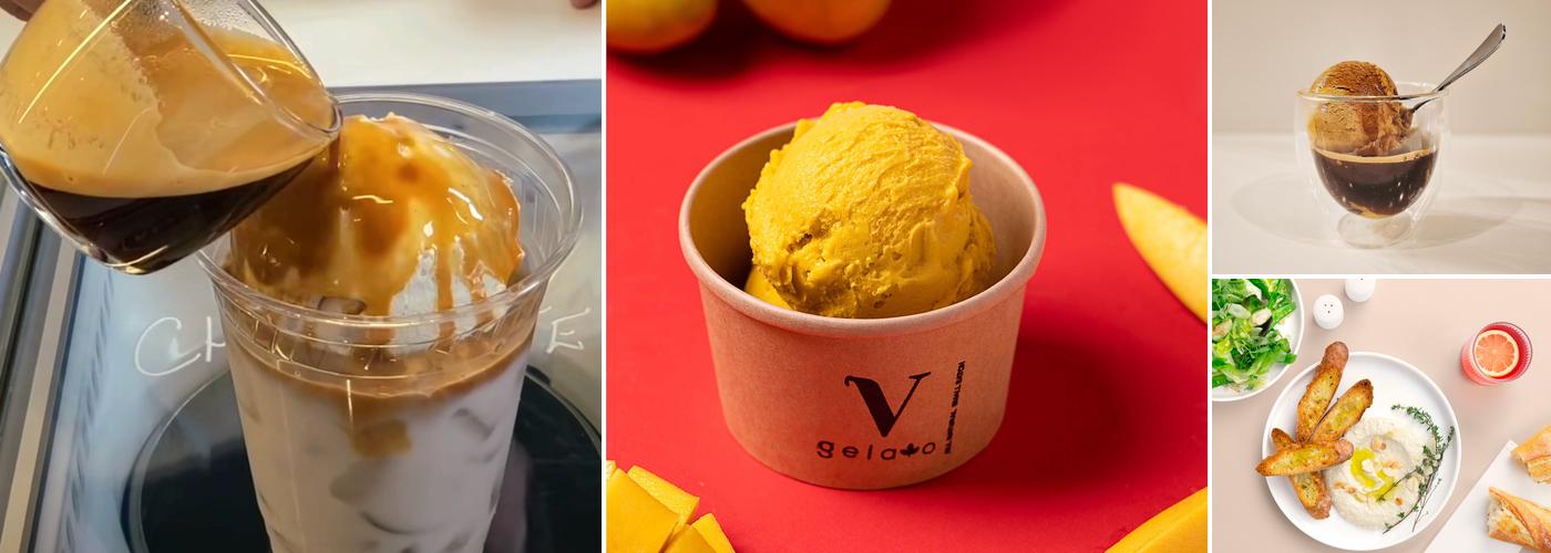 V Gelato & Cafe Menu