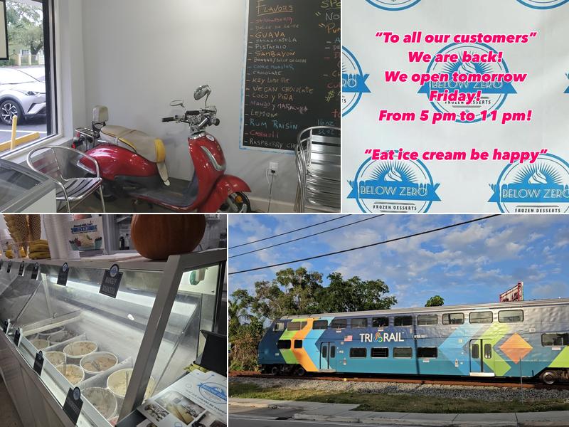 Below zero Miami Menu