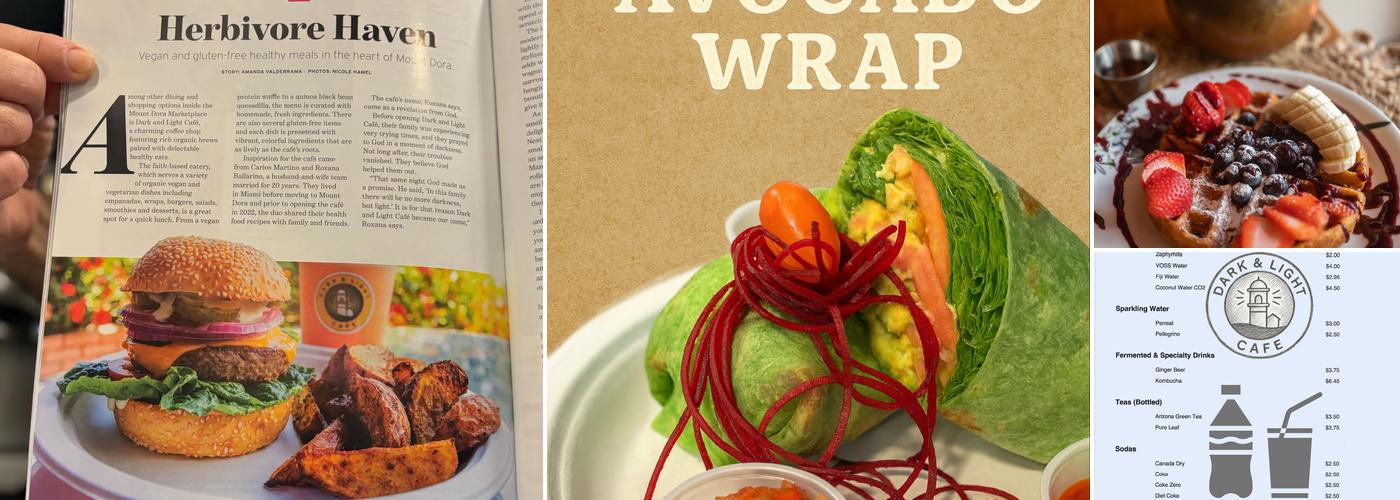 Dark & Light Cafe Menu