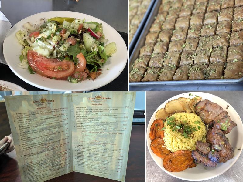 King O Falafel Orlando, Sand Lake Menu