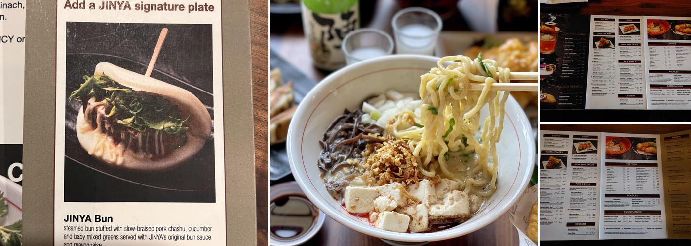 JINYA Ramen Bar - Fishers Menu